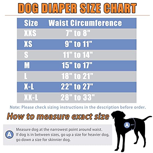 Leekalos Male Dog Diapers (3 Pack), High Absorbing Dog Belly Bands for Male Dogs, Washable Reusable Dog Male Wraps (Black, Blue, Coffee, Medium)