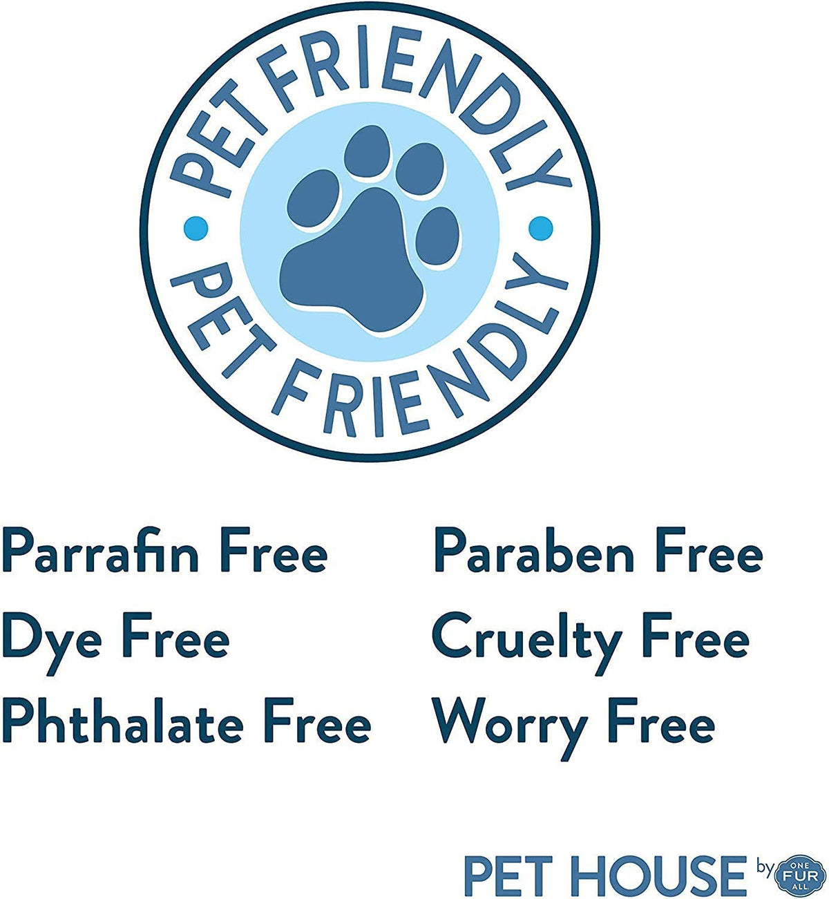 One Fur All Pet House Candle - Fresh Citrus - 100% Plant-Based Wax Candle - Pet Odor Eliminator for Home - Non-Toxic & Eco-Friendly Air Freshening Scented Candles