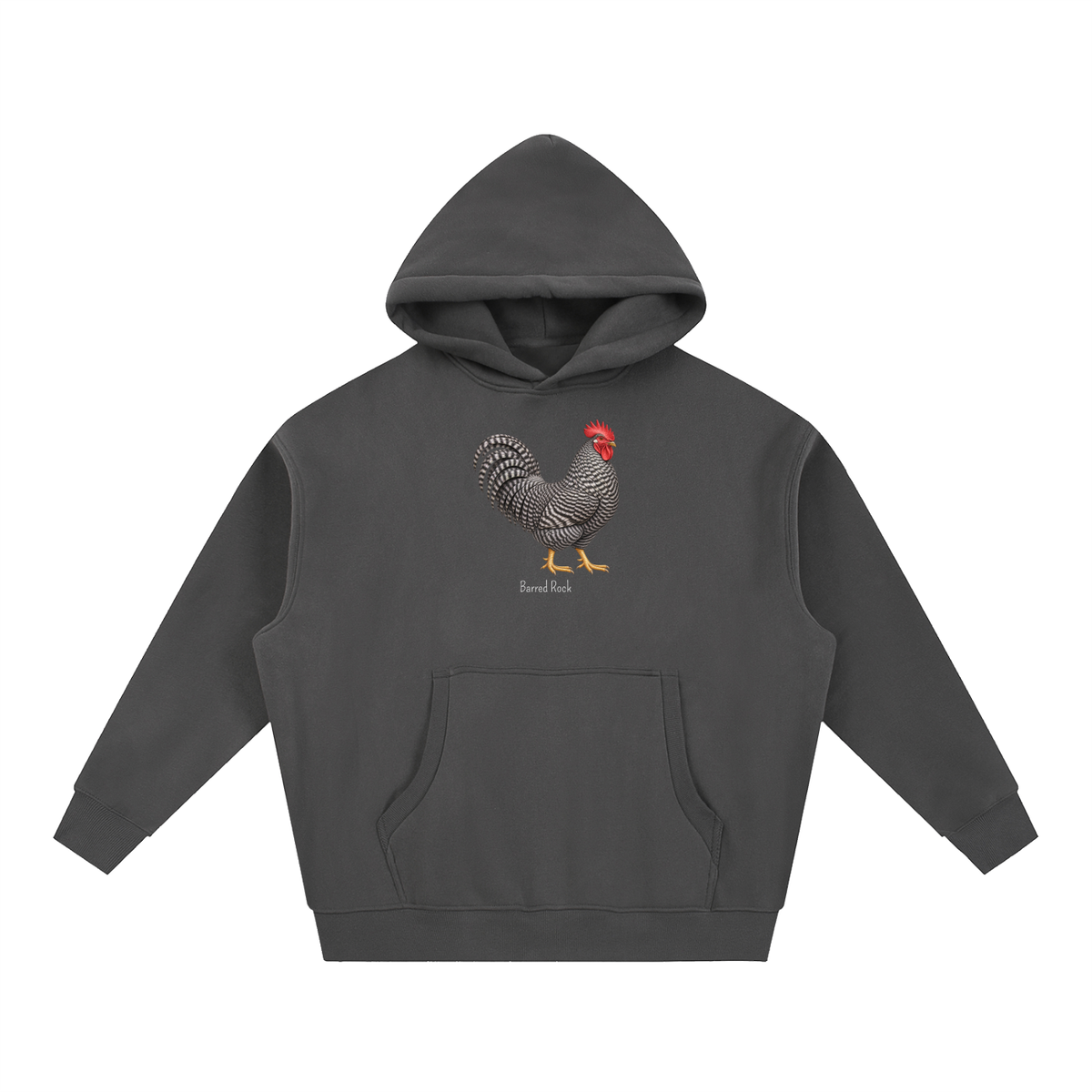 Barred Rock Hoodie — Essential Oversized Boxy Fit Fleece