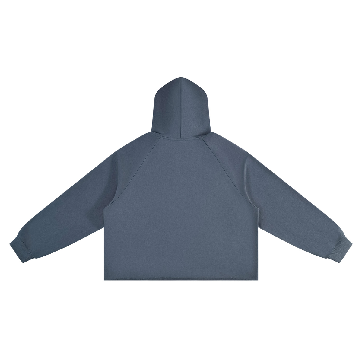 Silkie Rooster Hoodie — Unisex Vintage Wash Raw Edge Boxy