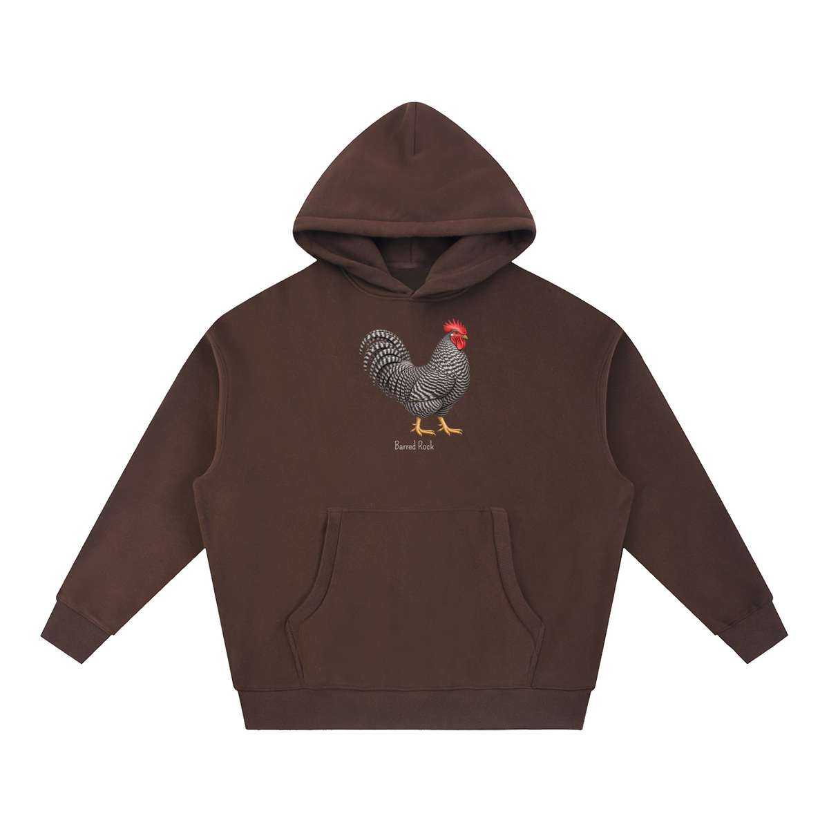 Barred Rock Hoodie — Essential Oversized Boxy Fit Fleece