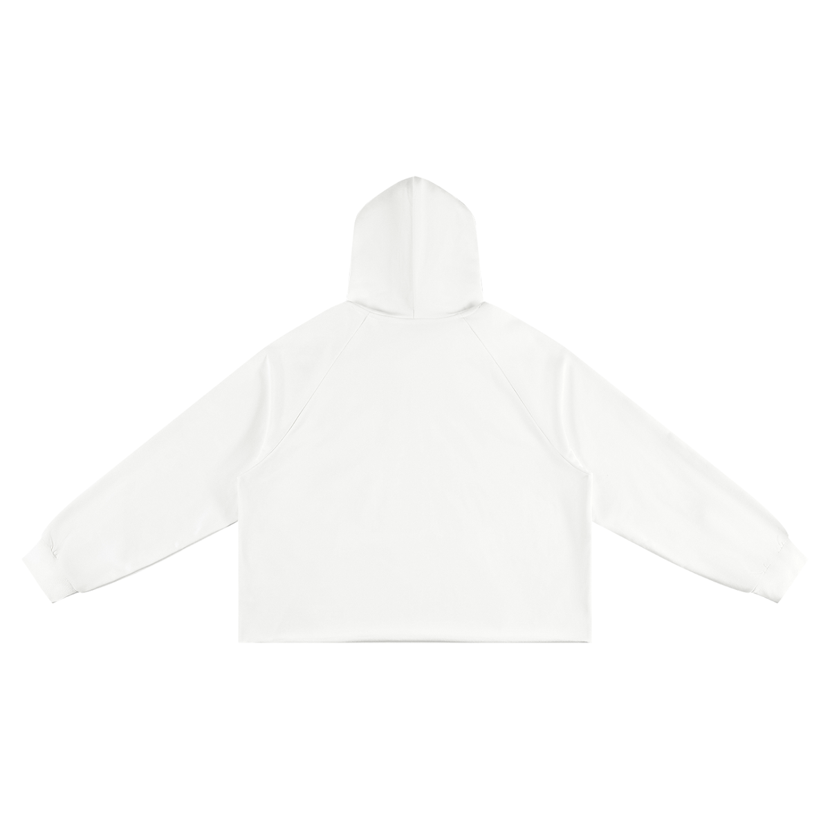 Silkie Rooster Hoodie — Unisex Vintage Wash Raw Edge Boxy